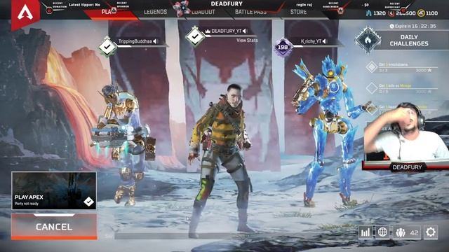 APEX LEGENDS LIVE STREAM INDIA | Nvidia 1060 3GB | DEADFURY Live | Like and comment guys смотреть онлайн