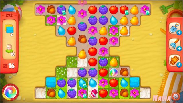 Gardenscapes Level 292. No Boosters used смотреть онлайн