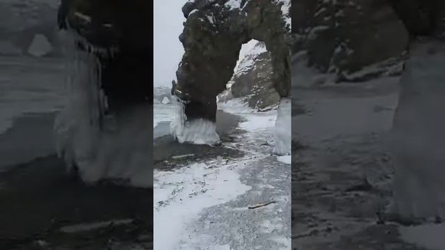 Зимняя экскурсия на мыс Великан (Птичий) на снегоходах смотреть онлайн