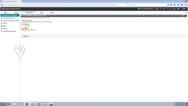 Cognos Connection Create SQL Server Database Connection смотреть онлайн
