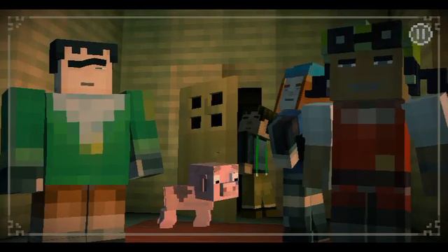 Прохождения minecraft story mode на андройд #4 смотреть онлайн