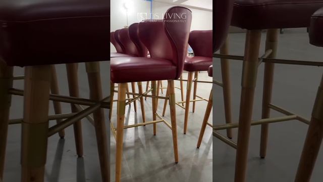 The perfect addition to any bar setup!This chair is now en route to Lucknow 🚚🪑 #BarChair #TISLiving смотреть онлайн