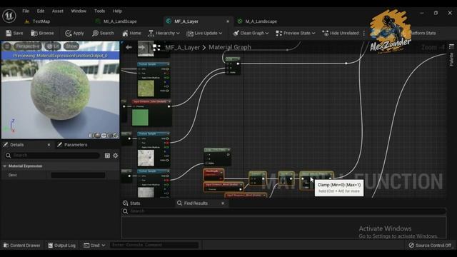 Exposing Parameter | Rid of Tiling Noise Texture fading normal map | landscape | unreal engine 5 #4 смотреть онлайн