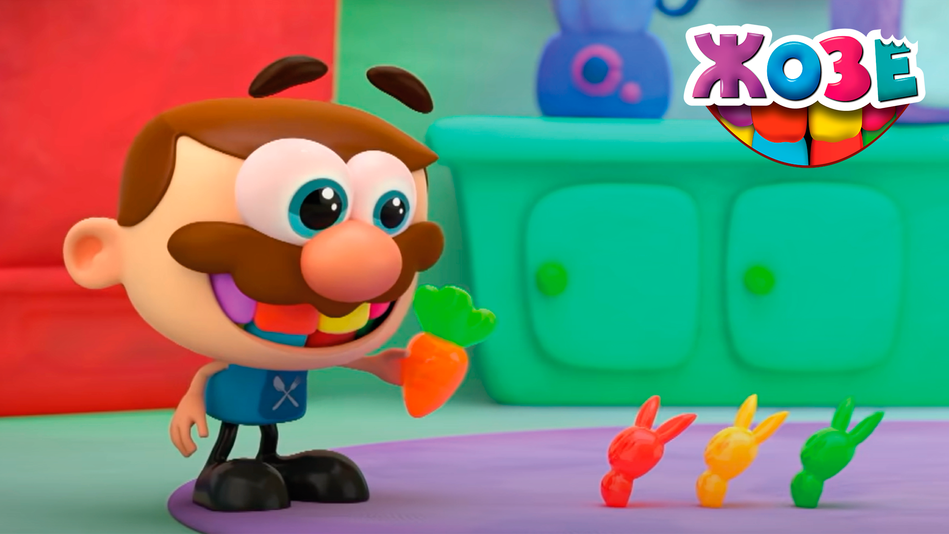 Мультфильмы Серия | Жозе Комилао готовит волшебные желе | Обучающее видео для детей смотреть онлайн