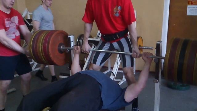 Жим лёжа 270 кг без майки, Константин Хабаровск смотреть онлайн