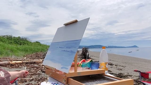 Ч7 Море, пляж, кемпинг-парк в Кап-Шу По реке Св.Лаврентия лето 2021 смотреть онлайн