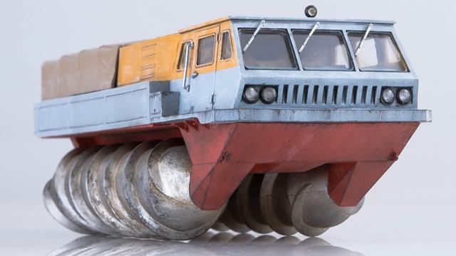 ЛЕГЕНДАРНАЯ МЯСОРУБКА ИЗ СССР - вездеход шнекоход ЗИЛ-4904 смотреть онлайн