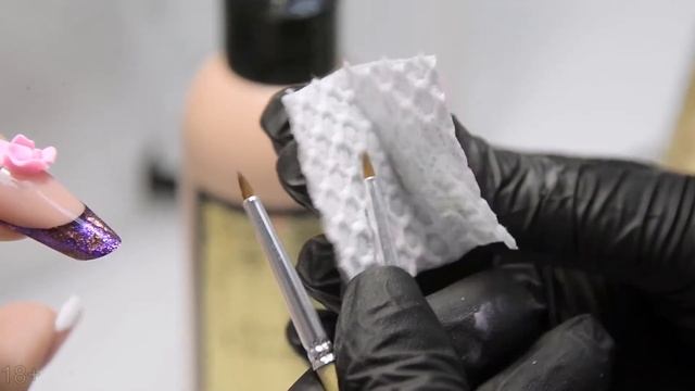 Делаем розу из геля пластилина | Гелевая лепка на ногтях смотреть онлайн