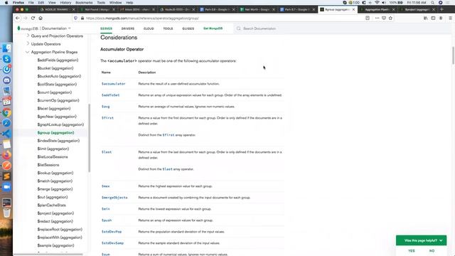 17-Aggregate in MongoDB смотреть онлайн