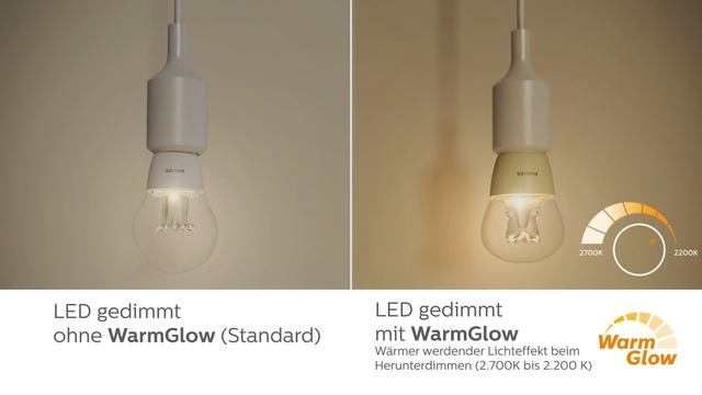 Dimmbare LED-Lampen "WarmGlow" von Philips bei Lampenwelt.de смотреть онлайн