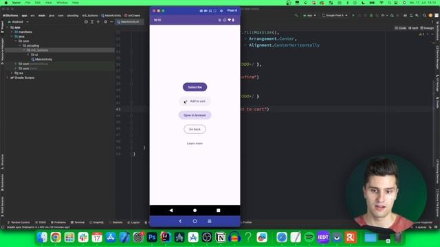 Buttons - UX With Material3 смотреть онлайн