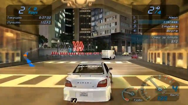 КРАСНАЯ КАК "..." ИМПРЕЗА (ПРОХОЖДЕНИЕ NFS: UNDERGROUND #7) смотреть онлайн