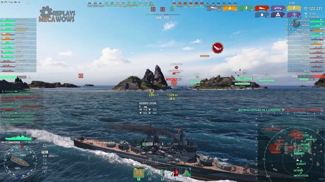 Conqueror 7 Kills & 271k Damage | World of Warships Gameplay 4k смотреть онлайн