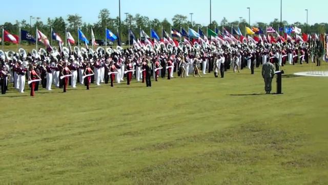 The Army Song played by Crestview and Niceville High School Bands смотреть онлайн