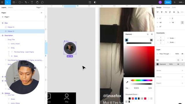 Recreating a User Interface with Figma - Free TikTok Mockup [Part 3/3] смотреть онлайн