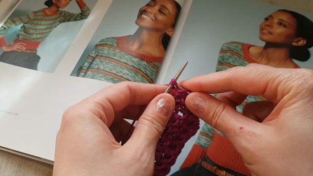 Ещё один летний узор с эффектом вытянутых петель 🙋♀️ knitting pattern. смотреть онлайн