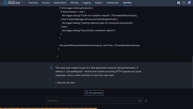 Analyze a stacktrace instantly using OpsPilot AI смотреть онлайн
