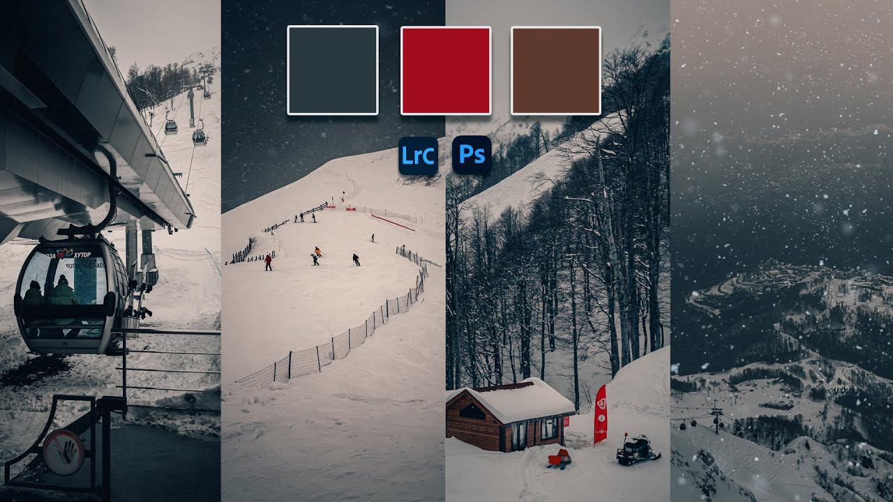 Снежный минимализм / Обработка в Lightroom / RAW для урока смотреть онлайн