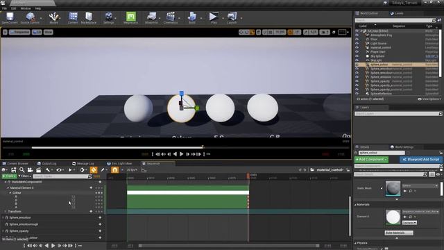 Control Material Parameters Through Sequencer смотреть онлайн