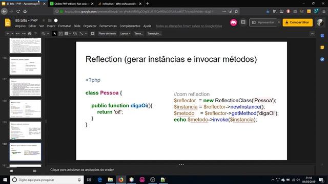 CURSO PHP: AULA 8 (Reflection, Namespace e Autoload) смотреть онлайн