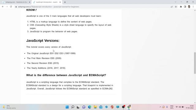 JAVASCRIPT INTRODUCTION - JavaScript Tutorial for Beginners (Hindi) #1 смотреть онлайн