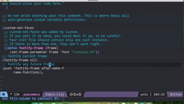 How to change default font and font size in Spacemacs смотреть онлайн