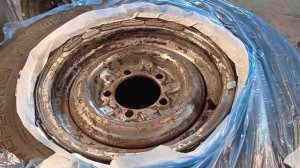 Как покрасить колесные диски не снимая покрышек!