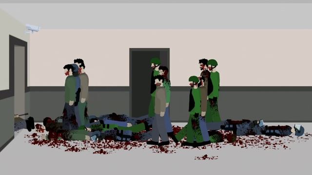 Flat Zombies: Defense & Cleanup - Gameplay Walkthrough Part 2 Corridors / Hospital (Android, iOS) смотреть онлайн