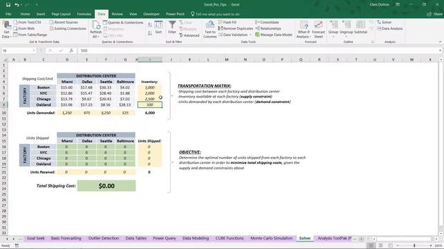 EXCEL PRO TIP: Advanced Optimization with Solver смотреть онлайн