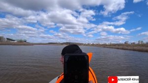 КАТАЕМСЯ НА ЛОДКЕ РИВЬЕРА 3200 С МОТОРОМ ГЛАДИАТОР 9.8