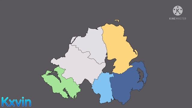 Northern Ireland - Geography & Counties Remake | Fan Song By Kxvin