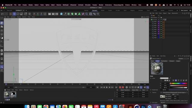 3D Rotating Chrome Logo in Cinema4D (2023) смотреть онлайн