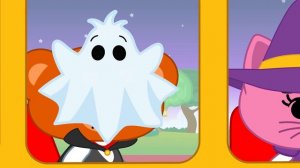 🎃The Wheels on the Bus - On Halloween 🎃 | HALLOWEEN  SONGS | ♫ Plim Plim | Pre-K Nursery Rhymes