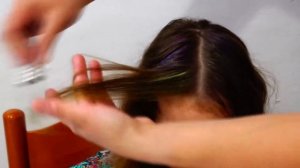 *Красим волосы разноцветной тушью для волос! Красим волосы Анюте и кукле Эльзе.