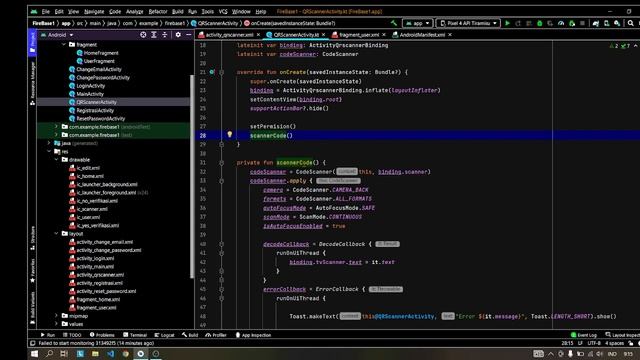 Membuat Fitur QR Scanner Di Project Firebase Android Studio смотреть онлайн
