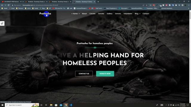 Prottasha - Bootstrap Charity Landing Page смотреть онлайн
