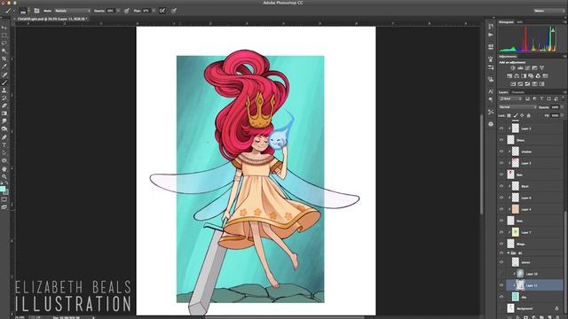 Speed Art 42 - Child Of Light - Tuesday Night Sketch Series смотреть онлайн