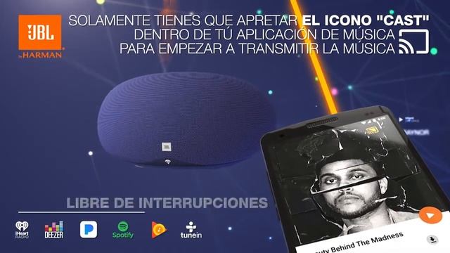 JBL Playlist Bocina inalmbrica con Chromecast integrado y Conexión Spotify смотреть онлайн