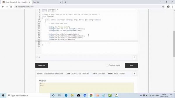 String Equals And Content Equals Difference In Java