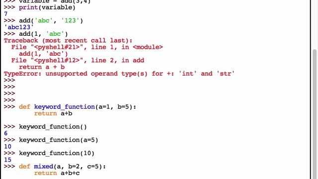 Python 101: Episode #10 - Functions смотреть онлайн