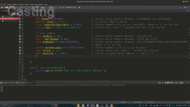 OPERATORS - Java TUTORIAL 2022/2023 for BEGINNERS смотреть онлайн