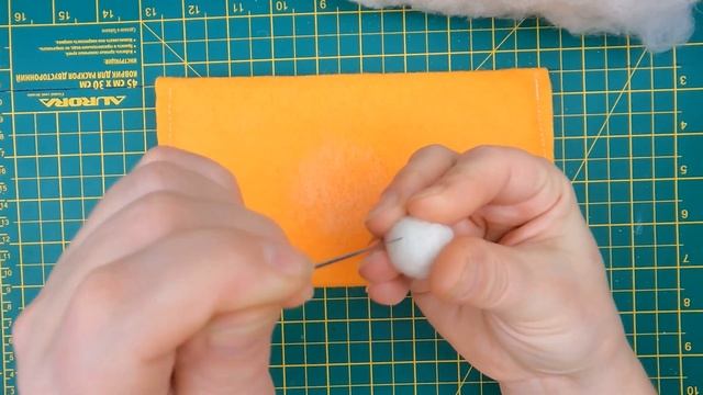 DIY/Как свалять шар. Сухое валяние. смотреть онлайн