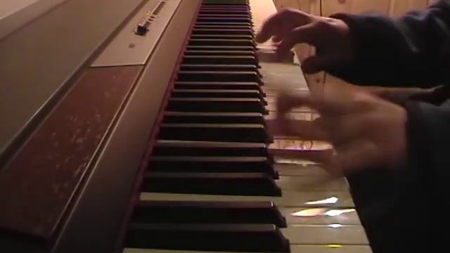 Metallica's Orion played on piano смотреть онлайн
