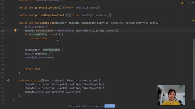E11: Quadratic Sieve Running on Java - Big Primes смотреть онлайн