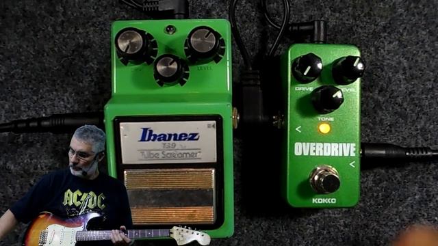 Comparativo Ibanez TS9 X Kokko Overdrive