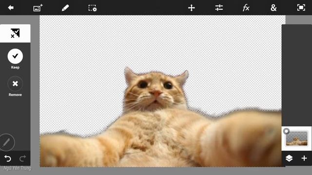Tách phông nền, ghép ảnh với Photoshop Touch. смотреть онлайн