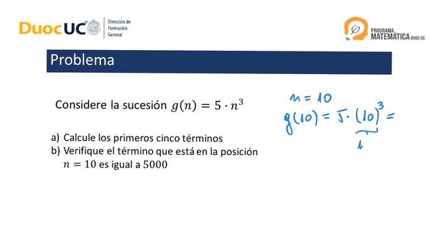 Calcular el término de una sucesión conocido su término general смотреть онлайн