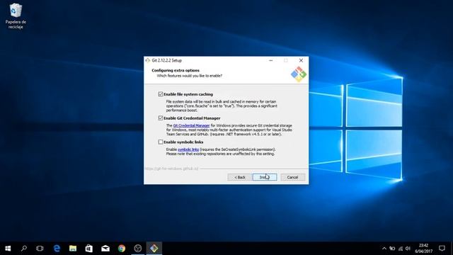 Git - Instalación en Windows смотреть онлайн