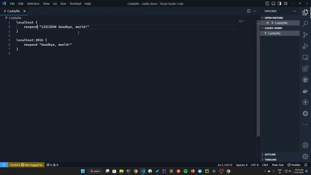Caddy web server | Basic configuration смотреть онлайн