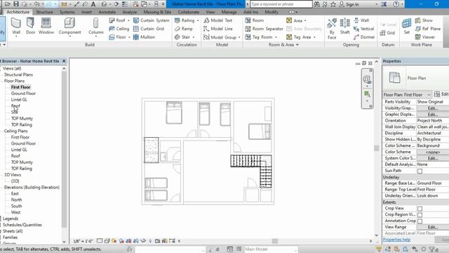 Ground/BOTTOM Floor NOT Visible on TOP LEVEL | How to view all levels REVIT - 2019 SOLVED смотреть онлайн